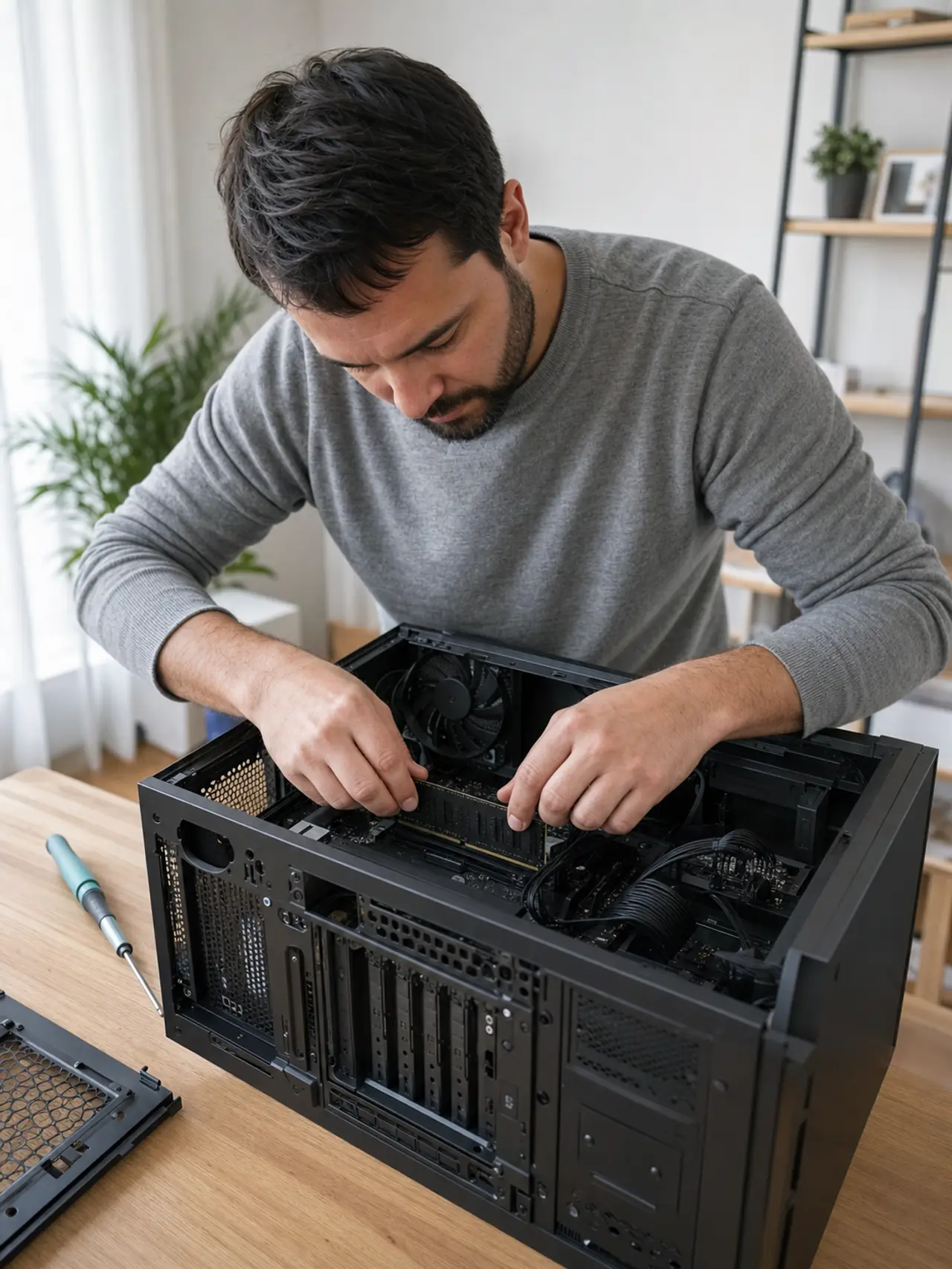 Installing a computer component