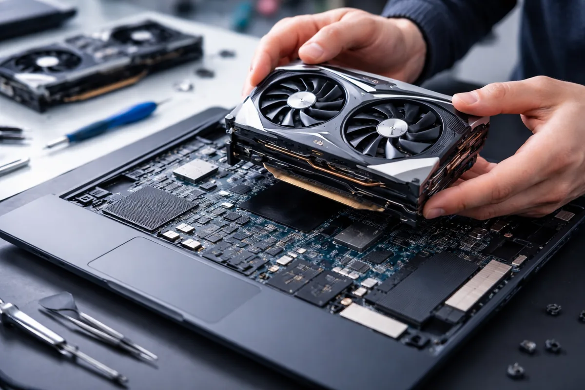 Can you upgrade a laptop's graphics card easily